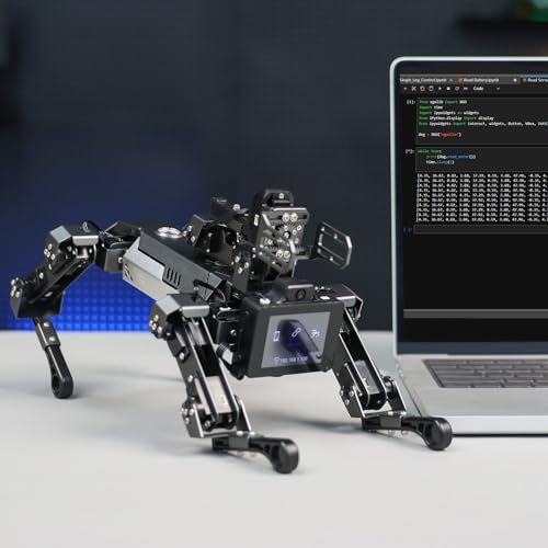 Image of Yahboom AI Embodied Intelligence Robot Dog for Raspberry Pi CM5, 15 Joint Programming Bionic Robot Dog (with RPi CM5)