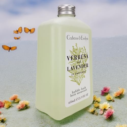 Crabtree & Evelyn Verbena & Lavender De Provence Bubble Bath 21.9 oz