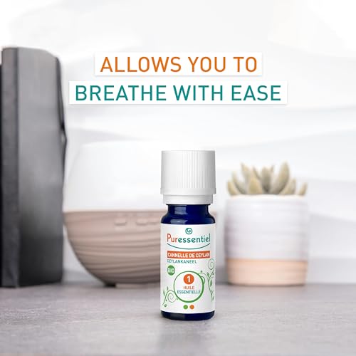 Aceite Esencial Orgánico de Canela Ceylán Puressentiel 0.17 Oz miniatura 2