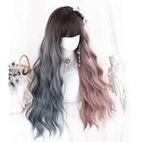 Amazon.co.jp: Eileen ロング カール ゴールド ウィッグ パーマ