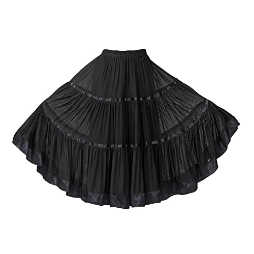 Costume de rock de flamenco de salon pour spectacle de danse femme