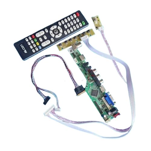 per 40Pin LVDS 15.6 HDMI+VGA+AV+USB TV analogica 1366x768 Kit Scheda Controller Driver per Schermo Portatile Fai da Tefor LTN156AT32-W02