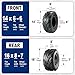 MaxAuto Set of 4 ATV Tire 145/70-6 &16x8-7 Mini Bike Tires, 145x70-6 All Terrain UTV Tire 16x8x7 Go-Kart Quad Tires,6 PR Tubeless, 4 Pack in 2 Packages