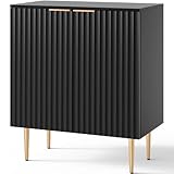 Hochwertiges und sicheres Küchen-Sideboard: Hergestellt aus strapazierfähigem Metallrahmen und MDF-Holz, verfügt das Küchenbuffet über verstellbare Beinpolster für eine maximale Stabilität und Sicherheit. Außerdem ist es mit speziellen Rückhaltevorrichtungen und Verstärkungen ausgestattet, um ein Wackeln, Kippen oder Zusammenbrechen zu verhindern. Unser Schrank besticht durch eine weiß lackierte Oberfläche mit einem zarten, glänzenden Finish und ist bereit, Ihre Küche perfekt in Szene zu setzen.