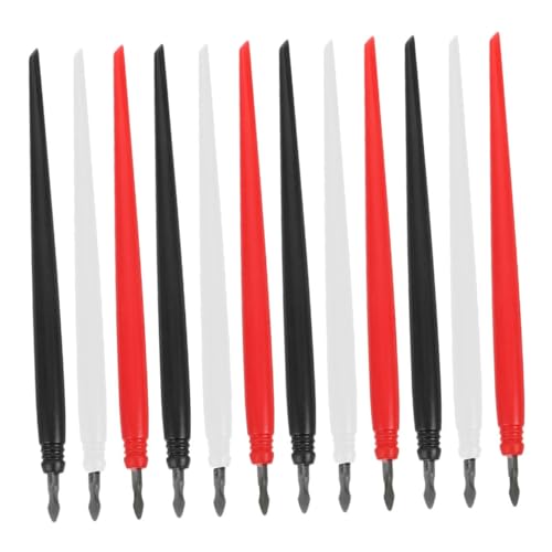 HAPINARY 12 Piezas cepillo rascador lápiz de bricolaje de papel de rascar lápiz de papel rascador rascar herramienta de dibujo pintura del arte del bosquejo del rasguño lápiz óptico páginas