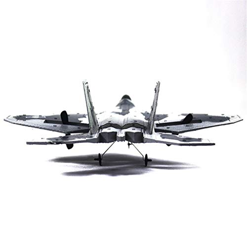RC Fighter - Mini RC F22 Raptor Model Toy Drone EPP Remote Control RC Airplane RTF Kids Toy Jet Fighter Aircraft Model For Beginner and Kids (Camouflage, 38x28x11cm)