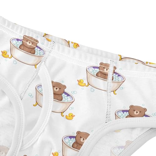 Cute Brown Bears Bathing Toddler Boy's Underwear 2T 202c17864