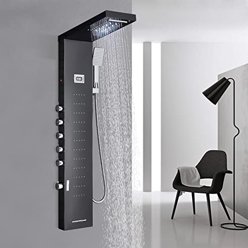 TVTIUO LED Colonna Doccia Idromassaggio in 304