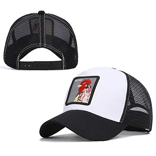 QOHNKBaseball Cap Fashion Unisex Mesh Cap Animal Baseball Hats Men Women Commuting Outdoor Travel Hats