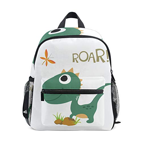 Mochila para niños Cute Dino Kindergarten Preescolar Bolsa para niñas de pequeños