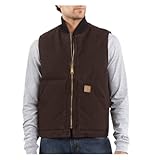 Carhartt Men's Sandstone Vest Arctic Quilt Lined V02