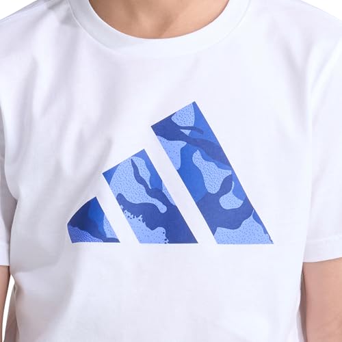 Image of adidas Boys Camo Logo Tee