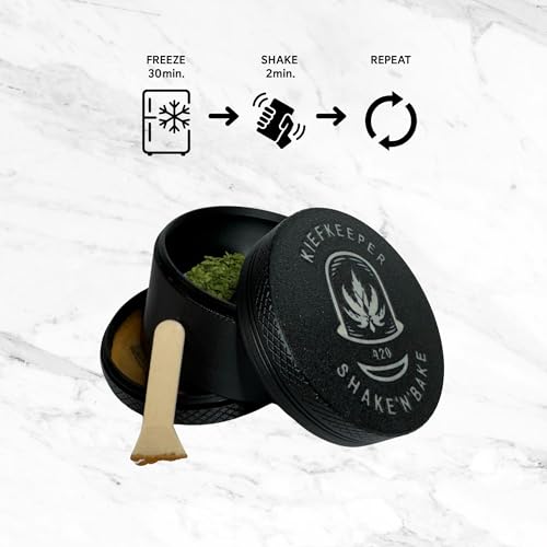 KiefKeeper – Premium XL Pollen Shaker | 3D-gedruckter Hashmaker mit 125µm Edelstahlsieb | Made in Germany | Pollenfilter für Trimmings & Blätter | Hash Extraktor Zubehör