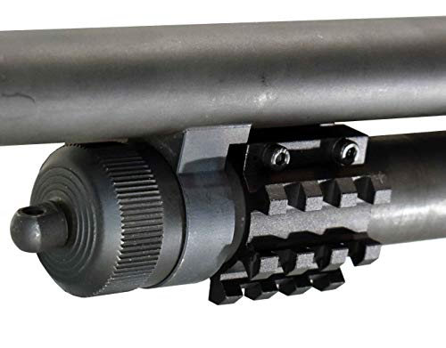 TRINITY Triity Base Rail Mount for Escort AimGuard 12ga Picatinny Weaver Base Sporting Optics Mount Aluminum Black Hunting Accessory Tactical Home Defense Upgrade Single Rail.