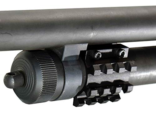 TRINITY Base Rail Mount for Escort AimGuard 12ga Picatinny Weaver Base Sporting Optics Mount Aluminum Black Hunting Accessory Tactical Home Defense Upgrade Single Rail.