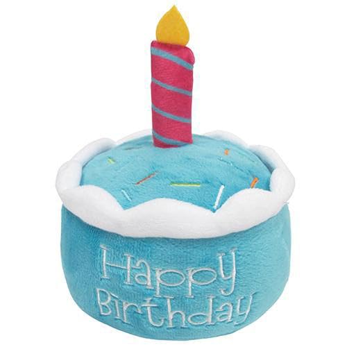Ceolup Gefülltes Geburtstagskuchen-Hundespielzeug, Plüsch-Kuchen-Plüschtier - Kreative Geburtstagsgeschenke für Hunde, Waschbar und Langlebig