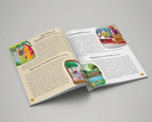 Image of 108 Stories from India (Illustrated) - Story Book for Kids - Stories for Children - Bedtime Stories - Moral Story Book - Cultural Stories for Children - Age 3+ - Read Aloud to Infants, Toddlers