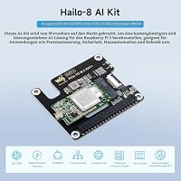 Waveshare Hailo-8 M.2 AI Accelerator Module with PCIe to M.2 Adapter Board for Raspberry Pi 5, Based On The 26TOPS Hailo-8 AI Processor, Compatible with Linux/Windows Systems – Ansicht 3