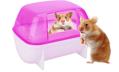 Bath Sand Tub Cum Bathroom Cum Litter Tub for Hamster/Dwarf/Gerbil/Chinchilla/Mice (Pink) (B07CRZ6N2Z) Amazon Price History, Amazon Price Tracker