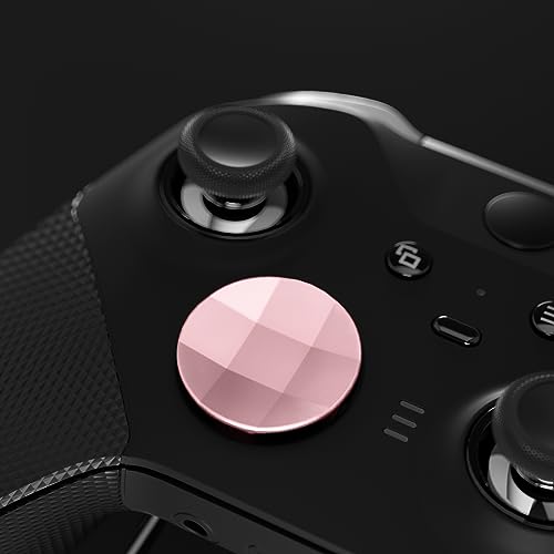 Image of eXtremeRate 2pcs Metalic Rose Gold Magnetic Stainless Steel D-Pads, for Xbox Elite 1 /2 Controller, Replacement Parts Directional Pad Button Kits for Xbox One Elite & Xbox One Elite Series 2 Controller