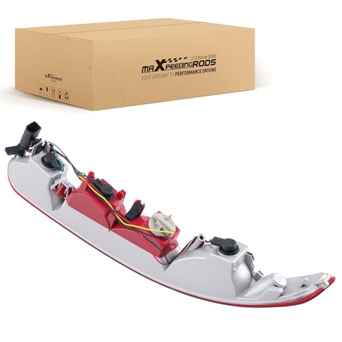 Image of maXpeedingrods 8R0945095 Left Taillight Rear Bumper Lamp for Audi Q5 8R 2008-2017 Halogen ABS PC Plastic Rear Lower Bumper Reverse Stop Lamp (Red & Clear)