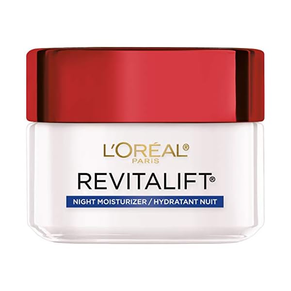 LOreal-Paris-Skincare-Revitalift-Anti-Aging-Night-Cream-Face-Moisturizer-with-Pro-Retinol-and-Centella-Asiatica-Paraben-Free-Non-Comedogenic-Suitable-for-Sensitive-Skin-17-oz L'Oréal Paris Revitalift Anti-Wrinkle and Firming Face Night Cream, Pro Retinol 1.7 oz
