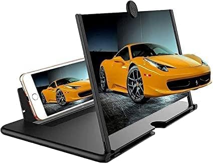 Blissora 8 Inches HD Screen Magnifier 3D Smart Mobile Phone Movies Amplifier Portable Phone Projector for All Smartphones (Multicolor)-image-30