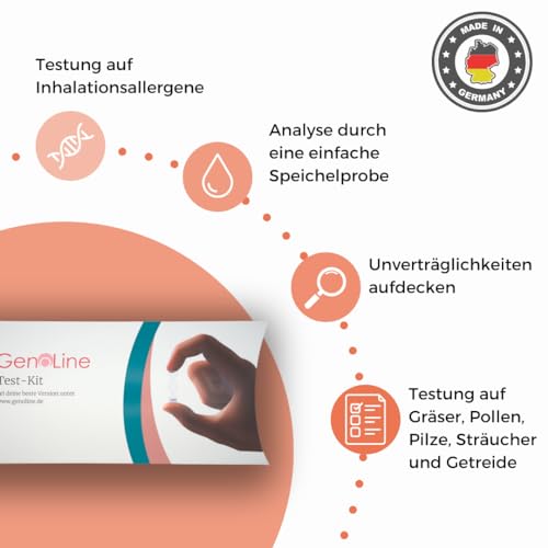 GenoLine Inhalationsallergene-Test Hund (Allergie-Test Express)