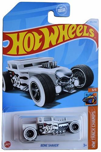 Hot Wheels Bone Shaker HW Track Champs Blanco miniatura 1