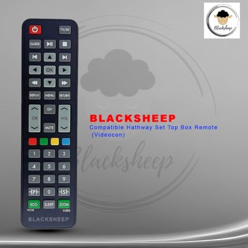 Image of BLACKSHEEP Universal LCD Led Tv Remote Compatible for Videocon LCD Led Hd Tv Remote Control (Videocon LCD Led)