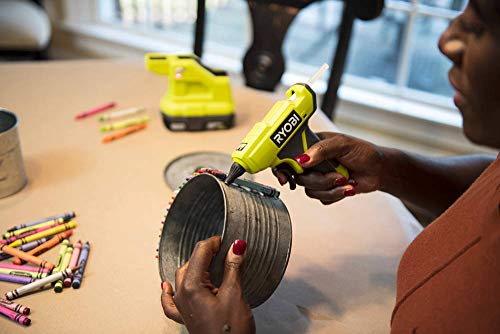 Ryobi RGLM18-0 18V ONE+ Cordless Mini Glue Gun (Bare Tool), Green - image 4