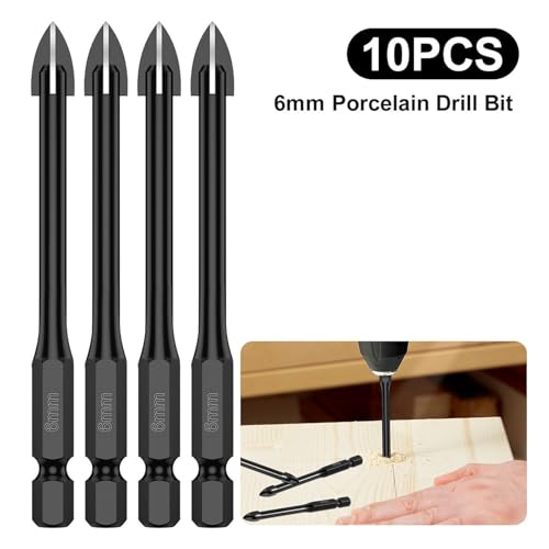 Juego de 10 brocas para porcelana 6 mm CLENEA miniatura 3