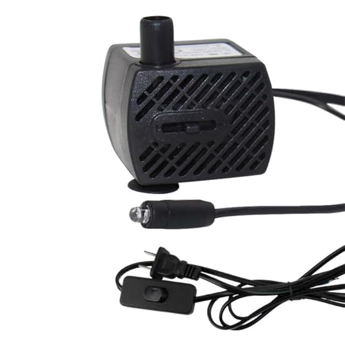 Mini-Tauchwasserpumpe Ultra Quiet mit 6Ft Stromkabel für Aquarien, Fischbecken, Wave Maker Pumpe, Teich, Brunnen, Hydroponics