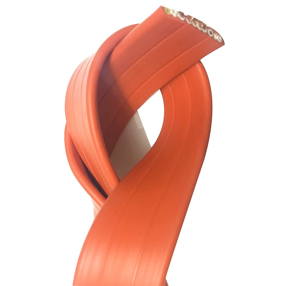 Davitu Wires & Cables - Driving Flat Cable TVVB 7 8 10 12 13 30-core Electric Door Retractable Door Special Soft Line Flat Line Cable - (Length: 1 meter, Specification: 16core 1.5 Sqaure)