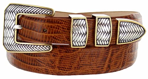 S5579_Genuine Full-Grain Cowhide Leather Dress Belt,1-1/8