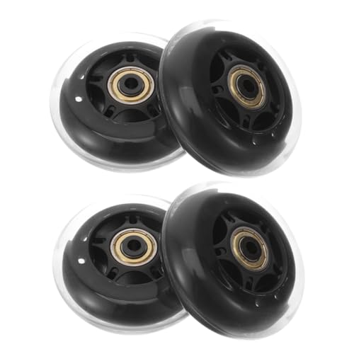 KOMBIUDA Silent Wheel Set 4 Pack 2.5 Inch Pu Replacement for Luggage Skates and Furniture