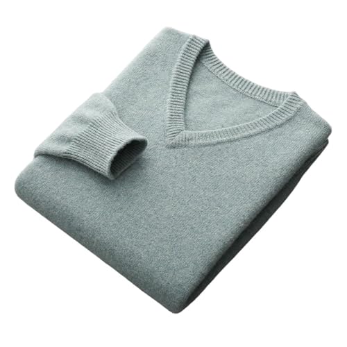 Pull col en V homme cachemire épais vêtement automne hiver affaires décontracté