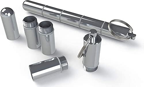 King Sized Metal Joint Tube Smell Proof (Joint Tube Holder Case) Epic Doob Tube with Keyring (Length Adjustable) Cigarette Tube (1)