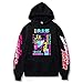 Fennn 2021 New Jojo's Bizarres Adventure Hoodie Jojo's Bizarre Adventure Print Hoodies Sweatshirt Jacket Top (Color : 1i, Size : XL)