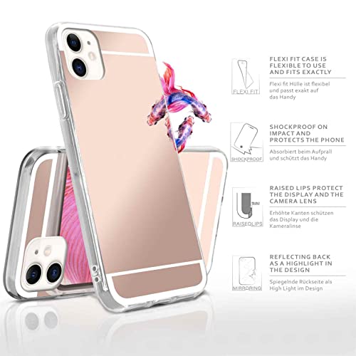 Coque miroir iPhone 11 silicone pour vos retouches maquillage - 3