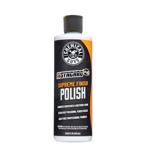 Chemical Guys Insynchro V45, Supreme Finish Polish, Professional Formula, Safe for Cars, Trucks, SUVs, RVs, & More (16 Fl Oz) - GAP12016
