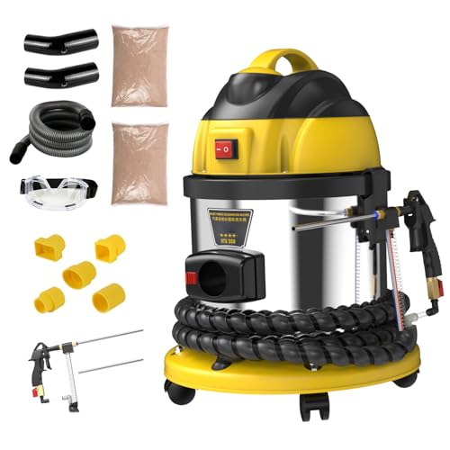 LINXINO Walnut Blaster Cleaner, HTS558 Automotive Engine Intake Pipe Valve Cleaning Machine, Automotive Engine Carbon Remover, Valvetronic System Walnut Powder Sand Carbon Deposits Cleaner