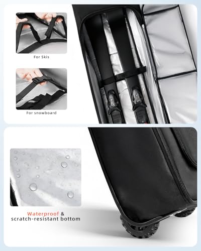 GranPeak Extendable Snowboard Roller Bag