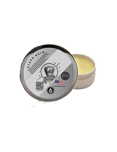 MF Beards Ghost unscented balm tin in gold — the fragrance-free option in this group