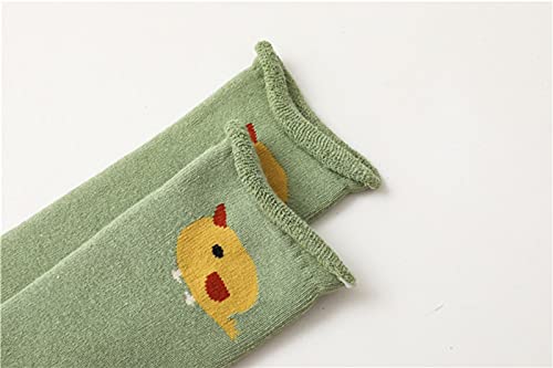 EnJoCho 1-8 Years Girls Knee High Socks Dress Stocking Tall Socks Cotton Cartoon Toddler Baby Kids Girls Boys Knee Socks (D, One Size)4