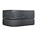 Price comparison product image Logitech 920-010107 ERGO K860 Wireless Ergonomic Keyboard, Split Keyboard Layout, Wrist Rest, Natural Typing, Stain-Resistant Fabric, Bluetooth, USB, Windows/Mac, QWERTY UK English Layout, Grey