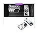 Compatible For Jeep Grand Cherokee WK 2 2011~2022 Car Foot Pedals Stainless Steel Pads Fuel Brake Non-slip No Drilling Alloy Covers Parts(Forged Carbon Look A)
