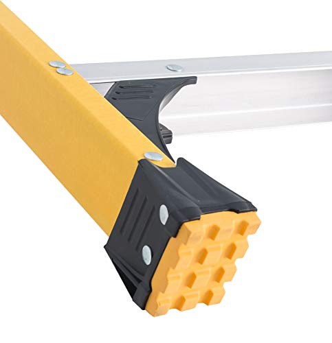 DeWalt 8-Foot Fiberglass Step Ladder, 375-Pounds Load Capacity, Type IAA, Manufacturer Tested To 500-Pounds, DXL3810-08