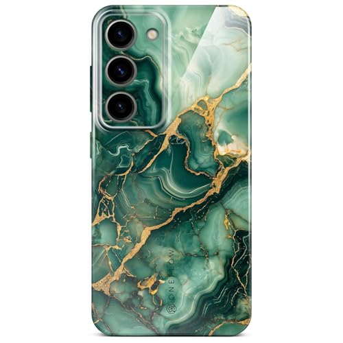 Coque Samsung S23 Bliss marbre vert chic pour sublimer votre style au quotidien
