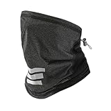 [Moxiep] フェイスカバー uvカット ネックウォーマー 夏用 冷感 メンズ 日焼け防止(UPF50+ UVカット・息苦しくない・接触冷感・通気メッシュ・吸汗速乾)ネックゲイター ネックカバー フェイスガード 紫外線対策 釣り/バイク/ランニング/自転車/スポーツ (ダークグレー)